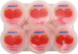 Nanano Pudding mit Erdbeere 480g