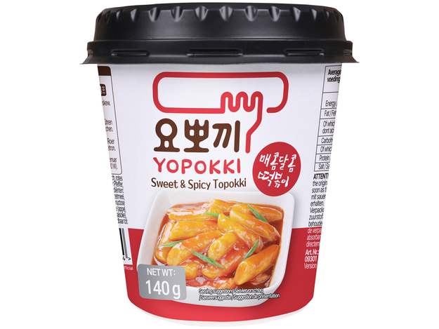 Yopokki sweet&spicy Topokki 140g